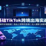 零基础TikTok跨境出海实战课：软硬件环境搭建，选品上架物流直播，达人建联全套实操-网创在线