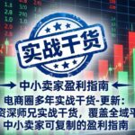（19761期）电商圈多年实战干货-更新2026：多位资深师兄实战干货/覆盖全域平台，中小卖家可复制的盈利指南-网创在线