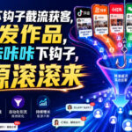 多平台下钩子截流获客，不用发作品，只需咔咔咔下钩子，客源滚滚来-网创在线