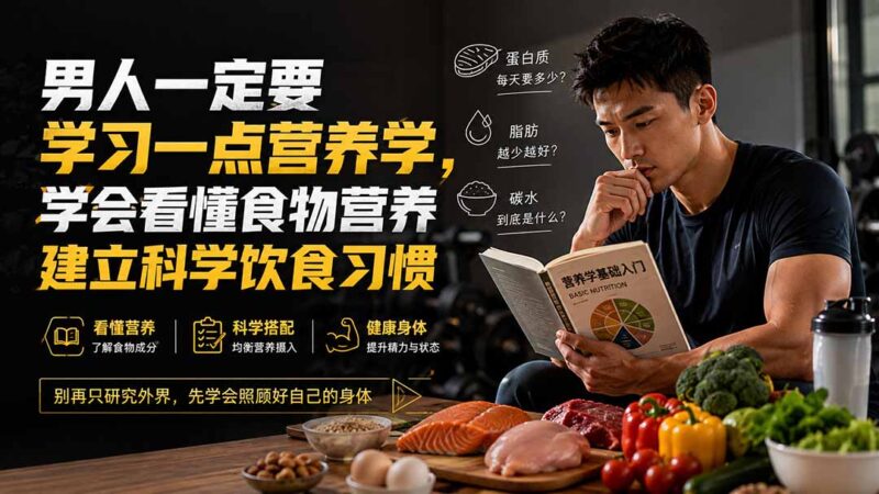 付费文章：男人一定要学习一点营养学，学会看懂食物营养建立科学饮食习惯-网创在线
