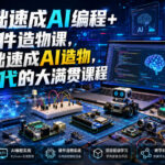 0基础速成AI编程+AI硬件造物课，0基础速成AI造物，AI时代的大满贯课程-网创在线