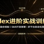 Codex进阶实战训练营：多模型混合搭配，Skill开发部署，多平台自动化落地教学-网创在线