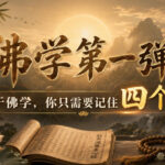 付费文章：佛学第一弹，关于佛学，你只需要记住四个字-网创在线