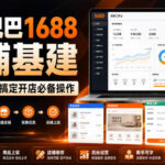 阿里巴巴1688店铺基建，手把手教你搞定开店必备操作（更新8月）-网创在线