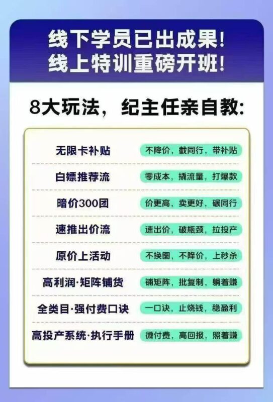 (19744期)拼多多实战特训营(更新2026年):不管是新手入门或老商家冲量,都有实操方法,跟着学,少走弯路-网创在线