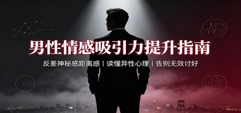 男性情感吸引力提升指南:反差神秘感距离感,读懂异性心理,告别无效讨好-网创在线