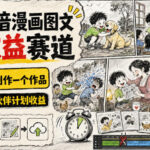 最新抖音漫画图文高收益赛道，10分钟制作一个作品，稳拿创作者伙伴计划收益-网创在线