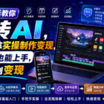 用大白话教你玩转AI，AI自媒体实操制作变现，0基础也能上手，从内容到变现-网创在线
