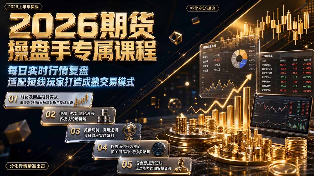 图片[2]-2026期货操盘手专属课程-更新8月，每日实时行情复盘，适配短线玩家打造成熟交易模式