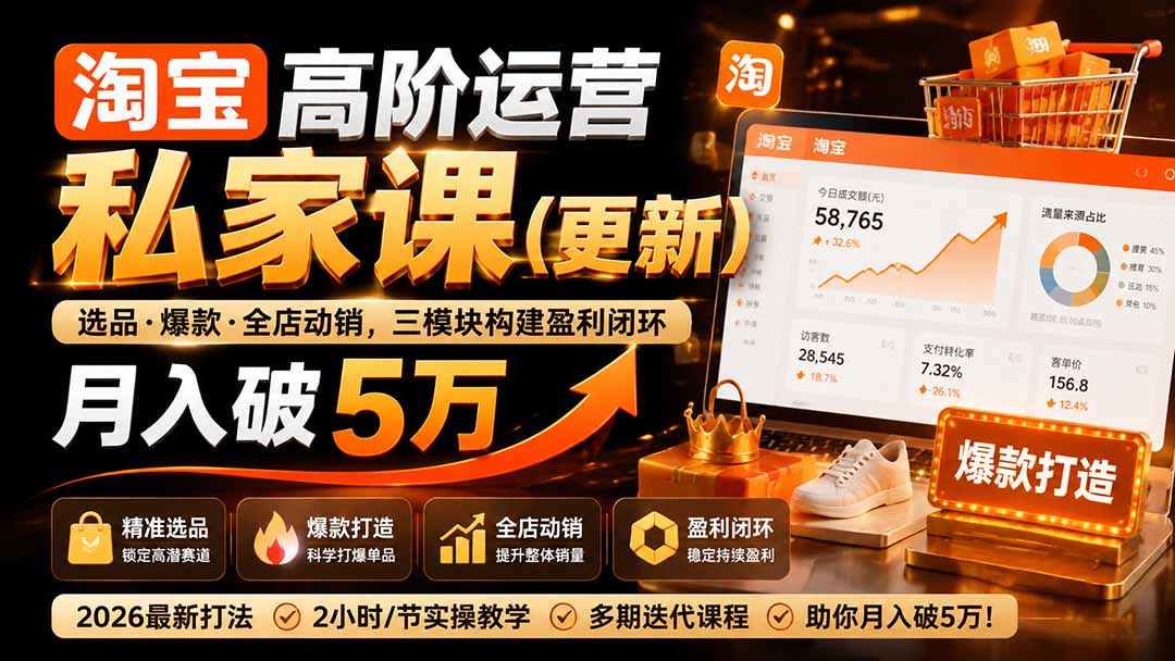 图片[1]-淘宝高阶运营私家课(更新26年