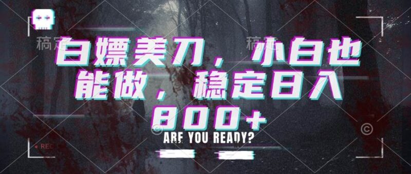 (20163期)白嫖美刀,小白也能做,稳定日入800+-网创在线