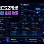 热门游戏CS2市场24小时自动监控捡漏，支持任何形式对数据进行验证，简单易上手，日入300+【揭秘】-网创在线
