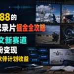 外面卖188的AI伪记录片掘金全攻略，抖音图文新赛道，轻松涨粉变现，拿创作者伙伴计划收益【文档】-网创在线