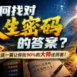 付费文章：如何找对人生密码的答案？这一篇让你比90%的大师还厉害！-网创在线