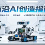 前沿AI创造指南：组装机器人、语音编程、3D建模打印大咖实操教学-网创在线