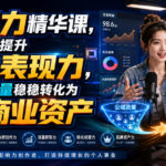 表现力精华课，帮普通人提升镜头表现力，把公域流量稳稳转化为自身商业资产-网创在线
