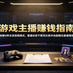 游戏主播赚钱指南：拆解6种主流变现模式，普通玩家不靠顶尖技术也能稳定直播增收-网创在线