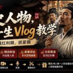 （19758期）历史人物，诗人一生Vlog教学， AI制作丨伙伴计划丨精选收益丨商单收徒 ，新领域红利期，抓紧做-网创在线