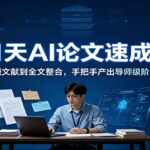 21天AI论文速成营：从选题文献到全文整合，手把手产出导师级阶段稿件-网创在线