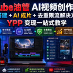 YouTube油管AI视频创作课｜账号搭建+AI成片+去重限流解决方案，YPP变现一站式教学-网创在线