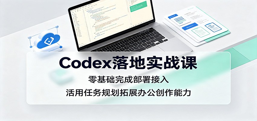 图片[1]-Codex落地实战课：零基础完成部署接入，活用任务规划拓展办公创作能力