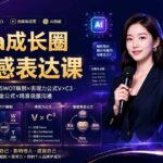 boya成长圈|内心成长高级表达AI自媒体三合一,消解内耗挖掘天赋,镜头沟通AI指令短视频全流程教学-网创在线