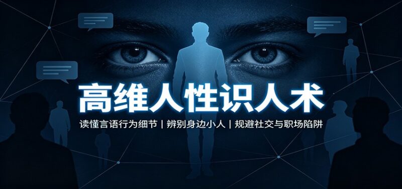 高维人性识人术：读懂言语行为细节，辨别身边小人，规避社交与职场陷阱