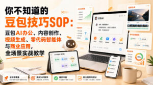 你不知道的豆包技巧SOP:豆包AI办公、内容创作、视频生成、零代码智能体与商业应用,全场景实战教学-网创在线