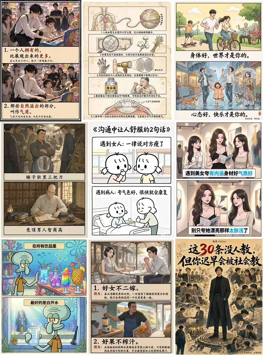 图片[4]-外面卖699元的抖音10W粉博主AI绘图实战课：提示词+爆款复刻+漫画创作+封面设计，从0掌握AI作图与变现完整流程