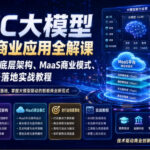AIGC大模型技术与商业应用全解课｜产业趋势、底层架构、MaaS商业模式、全行业场景落地实战教程-网创在线