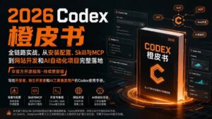 （20105期）2026Codex橙皮书：全链路实战，从安装配置、Skill与MCP到网站开发和AI自动化项目完整落地-网创在线