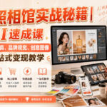 线上照相馆实战秘籍｜AI速成课，人像写真、品牌视觉、创意图像一站式变现教学-网创在线
