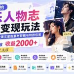 （20121期）某大佬的音乐人物志赛道变现玩法：从人物选题、故事文案到素材剪辑与特效包装，5万播放收益2000+完整流程-网创在线