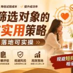 付费文章：相亲筛选对象的高效实用策略，全程落地可实操，规避短择、利己型相亲对象-网创在线