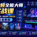 AI视频全能大师实战课｜全赛道AI短视频制作、特效创作、场景变现零基础全套教程-网创在线