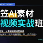 （20110期）AI视频素材爆改实战班-更新8月：从行业爆量素材拆解、提示词反推到AI原创重构，系统提升素材跑量与投产潜力-网创在线