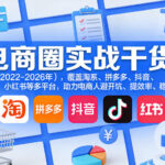 电商圈实战干货(2023-2026年)，覆盖淘系、拼多多、抖音、小红书等多平台，助力电商人避开坑、提效率、稳盈利(更新08月16日)-网创在线