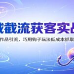 全域截流获客实战课：无需发布作品引流，巧用钩子玩法低成本抓取精准客源-网创在线