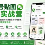 （20120期）公众号贴图变现实战营：从账号注册、AI贴图创作到流量主与私域获客，系统跑通公众号变现完整流程-网创在线