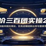 暗价三百团实操2.0：详解新版本规则用法，拉高店铺团购出单与整体营业额-网创在线