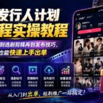 短剧发行人计划全流程实操教程；从账号定位到选剧剪辑再到发布技巧，零基础也能快速上手出单-网创在线
