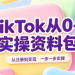 TikTok从0-1实操资料包：养号SOP+爆款公式+投流手册-网创在线