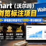 （19757期）Walmart（沃尔玛）超市浏览标注项目，单账号日收益20+ 单电脑日收益可达1000+带分佣机制-网创在线