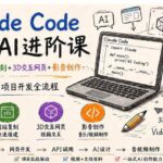 （20188期）Claude Code全栈AI进阶课-更新；AI编程+网站复刻+3D交互网页+影音创作，系统掌握AI项目开发全流程-网创在线