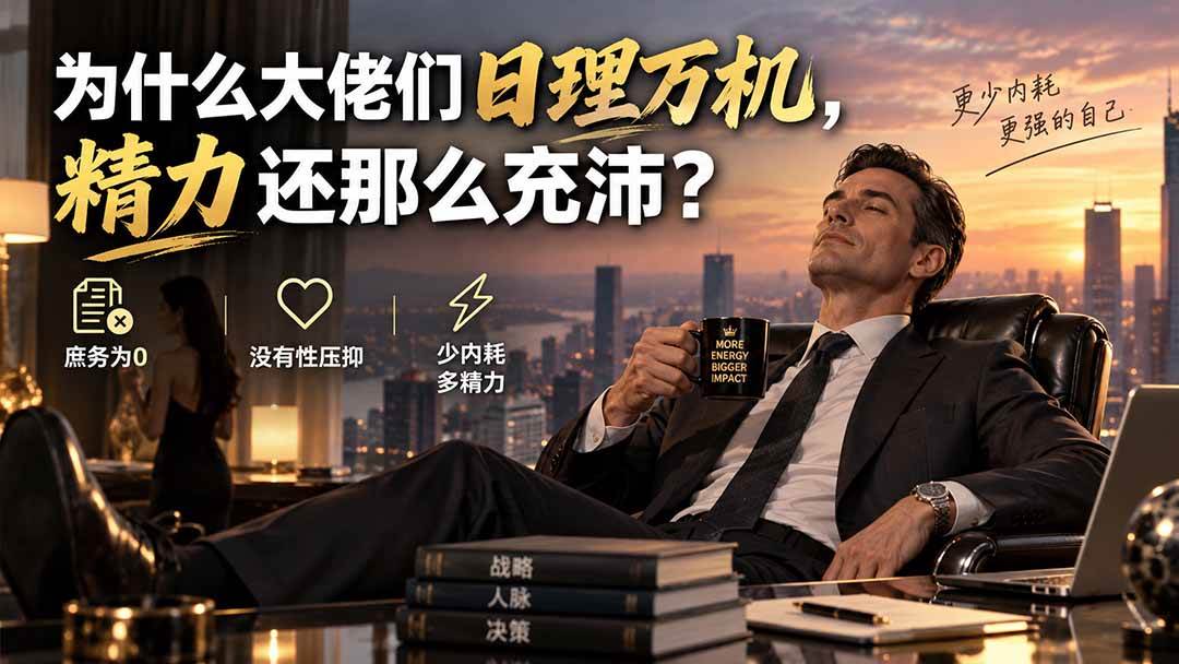 （20244期）付费文章：为什么大佬们日理万机，精力还那么充沛？-网创在线
