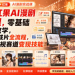 豆包+红果AI漫剧实战课，零基础保姆级教学，从剧本到成片全流程，解锁AI影视赛道变现技能-网创在线