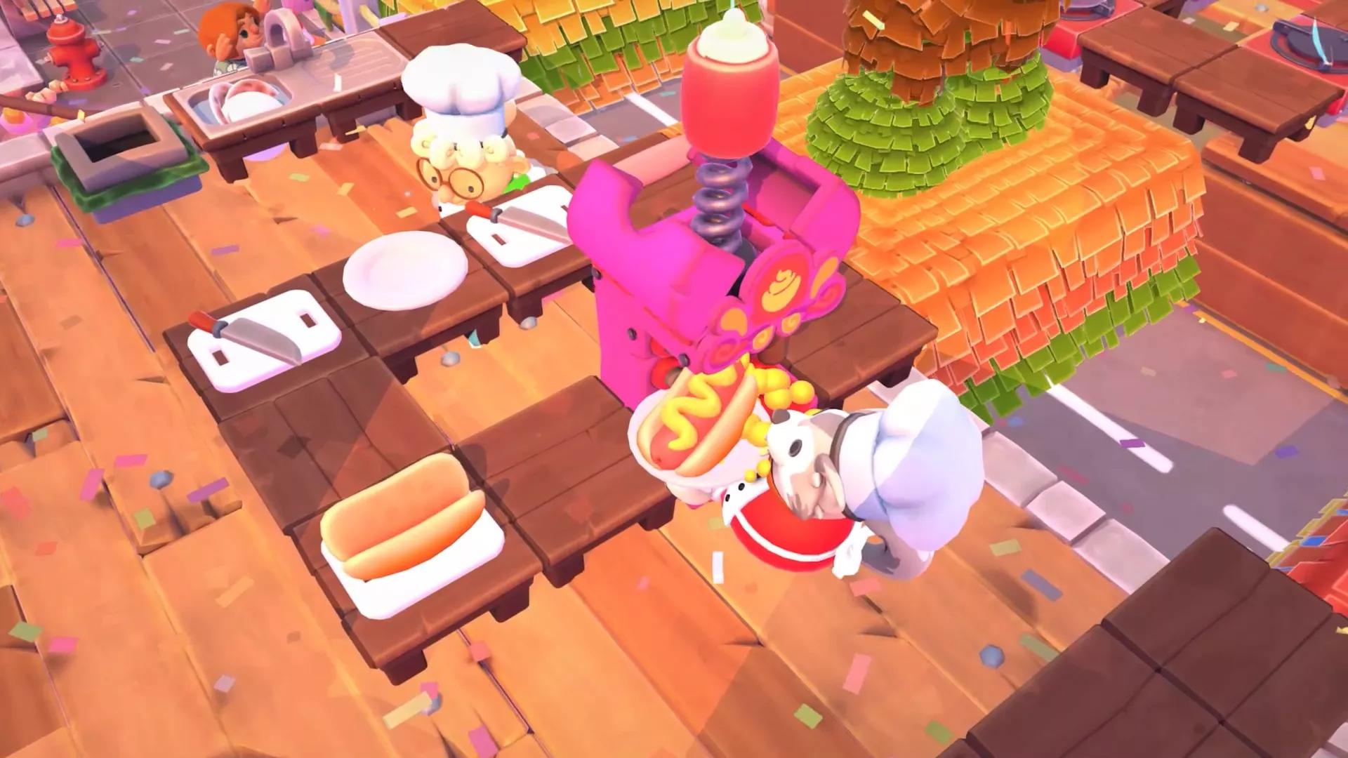 《煮糊了2 分手厨房2 Overcooked2》Switch美版中文版NSP下载 – 含1.0.19补丁+5DLC - 网创在线