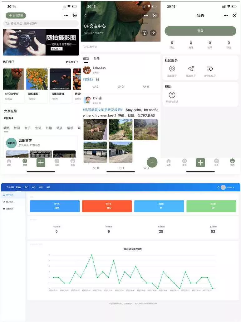 最新版云喵圈子全开源系统源码 兴趣社区交友圈子系统小程序源码 - 网创在线