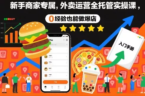 新手商家专属，外卖运营全托管实操课，0经验也能做爆店 - 网创在线