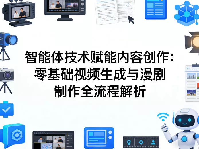 AI智能体技术赋能内容创作：零基础视频生成与漫剧制作全流程解析 - 网创在线